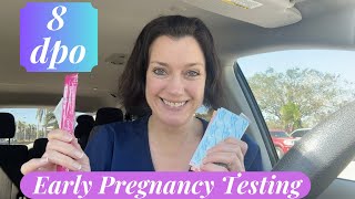 8 DPO Early Pregnancy Testing [upl. by Pump]