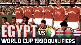 EGYPT World Cup 1990 Qualification All Matches Highlights  Road to Italy [upl. by Elleirad]