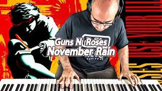 GUNS N ROSES  November Rain Piano Cover [upl. by Ruhl303]