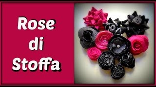 Fiori e Rose di stoffa  Fabric flowers and roses Arte per Te [upl. by Berthe399]