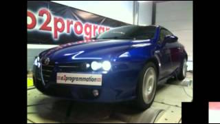 Reprogrammation stage 2 DPF off Alfa Roméo Brera 24 JTD 200 185233ch o2programmation [upl. by Euginimod316]