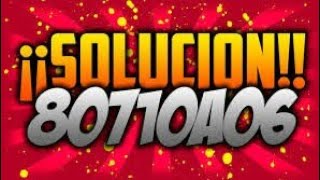 Como solucionar el error 80710A06 en PS3  EGamer YT [upl. by Atrebla]