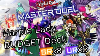 Harpie Lady BUDGET Deck Profile Yugioh Master Duel Are they all sisters F2P [upl. by Mccurdy]