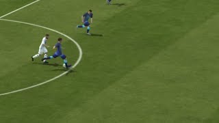 Bale halfline circle goal [upl. by Ithnan]