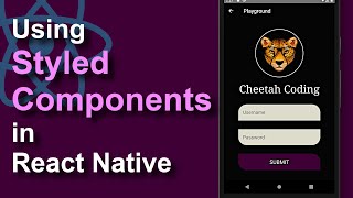 Getting Started with Styled Components in React Native [upl. by Hofstetter782]