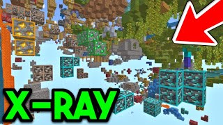 How To Xray In Minecraft Bedrock 2024  Android IOS Windows 11 Xbox PS5 [upl. by Oicafinob]