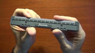 How to Use the Filofax Hole Punch [upl. by Einahpet314]