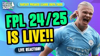 FPL 202425 IS LIVE 🚨  REACTION AND FIRST DRAFTS [upl. by Hutchinson]