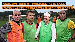 Tensions Rise at Walking Football Star Man Recalls Tackling Raging Inferno [upl. by Tootsie]