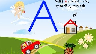 Abeceda  ve verších  učíme se abecedu  písmena ABC  pro děti  česky  1část [upl. by Shugart139]