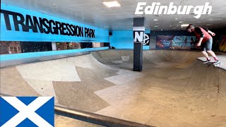 UK Skatepark Tour 🏴󠁧󠁢󠁳󠁣󠁴󠁿 Edinburgh Transgression Park [upl. by Lara]