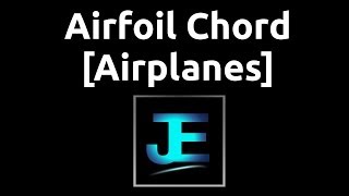 Explained Airfoil Chord Airplanes [upl. by Attekal]