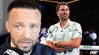 JOSH TAYLOR REACTS TO EDDIE HEARN SAYING HIS CAREER IS OVER IF HE LOSES TO JACK CATTERALL [upl. by Joe]