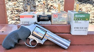 🥇Whats the Best 357 Magnum Load❓ Critical Defense VS Gold Dot VS UMC VS Black Talon  Gel Test [upl. by Yrekcaz908]