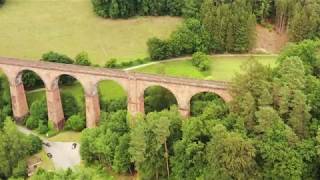 Himbächel Viadukt bei Erbach  Hetzbach im Odenwald [upl. by Glovsky]