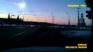 DASH CAM FOOTAGE Chelyabinsk Meteor February 15th 2013 [upl. by Acnoib8]