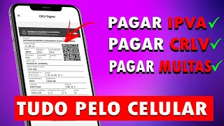 Como pagar o IPVA do veículo CARRO OU MOTO sem imprimir boleto pelo celular  IPVA 2024 [upl. by Ramilahs]