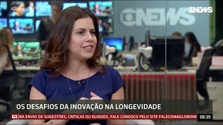 Envelhecimento populacional os desafios da inovação na longevidade GLOBO NEWS [upl. by Tomkiel766]