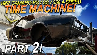 1967 Chevrolet Camaro RS SS 350 4Speed Time Machine Restoration Part 2 [upl. by Sirc]