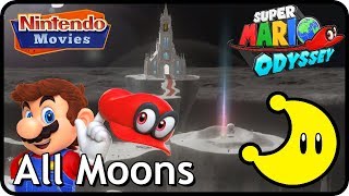 Super Mario Odyssey  Moon Kingdom  All Moons in order with timestamps [upl. by Morville]