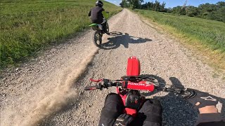 Extreme dirtbike riding offroad and across main roads I KX 125 amp CR 80 I [upl. by Tara]