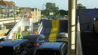 Wightlink Ferry from Lymington to Yarmouth Isle of Wight United Kingdom [upl. by Venola]