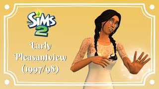 Cassandra Goths DREAM WEDDING 👩‍❤️‍💋‍👩🌈💍 Pharmacy reveal Early Pleasantview  Sims 2 [upl. by Ibob611]