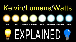 How To Chose LED Bulbs  Kelvin Lumens amp Watts EXPLAINED [upl. by Brigitte]