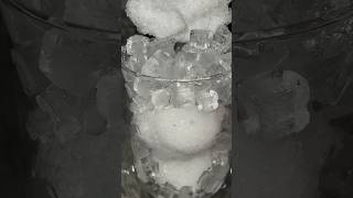 Mini Ice Cubes Asmr  Powdery Snowballs Asmr  hard ice eating asmr shortvideo [upl. by Yerdna]