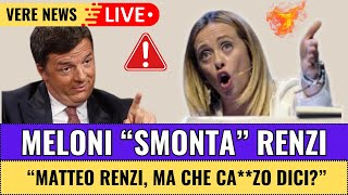 Meloni ATTACCA Renzo quotChiedilo al TUO AMICO Mohamed Bin Salman DI ABBASSARE il Prezzo della Benzina [upl. by Surad931]