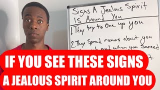 SIGNS A JEALOUS SPIRIT IS AROUND YOU [upl. by Terence]