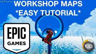 How to DOWNLOAD and PLAY WORKSHOP MAPS on Rocket League Epic Games EASIEST WAY 2021 [upl. by Azila]