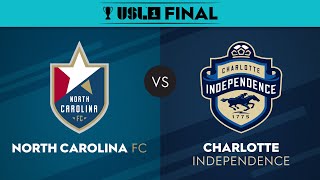 North Carolina FC v Charlotte Independence November 5 2023 [upl. by Barncard]