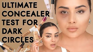 Trying 10 concealers for dark circles  the ultimate test  Nina Ubhi [upl. by Saihtam303]