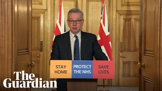 Coronavirus Michael Gove gives update after Johnson and Hancock test positive  watch live [upl. by Nmutua]