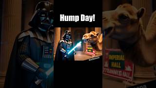 Hump Day meme  Wednesday Trump day Hump Day Camel Midweek boost Camel gives Cat Vader a kick [upl. by Oicnerolf]