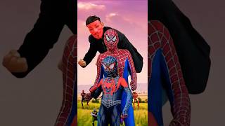 Tom Holland vs Super Goblin  SpiderMan And Super Goblin  Marvel Characters shorts youtubeshorts [upl. by Enram]