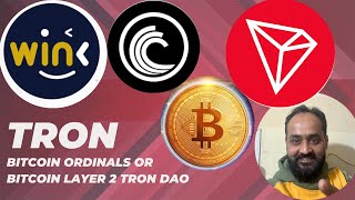 Tron Blockchain set up roadmap for bitcoin ordinals  winklink  BitTorrent BTTC [upl. by Pavlish885]