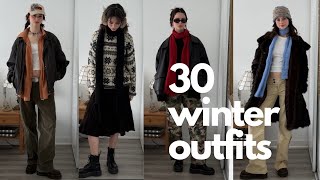 2024 winter outfits [upl. by Osnofedli]