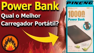 Power Bank PINENG A melhor bateria portátil para seu iPhone ou Celular [upl. by Erdnassak]