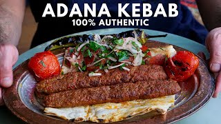 How Authentic ADANA KEBAB is Made  Turkeys Most Famous Kebab [upl. by Hagar]