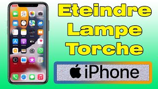 Comment allumet ou eteindre la lampe torche sur iPhone [upl. by Ruddy]