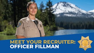 Meet Your Recruiter  Officer Fillman [upl. by Rubliw]