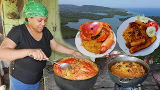 Los Mejores Locrio dominicano Comida Dominicana del Campo [upl. by Augustina]