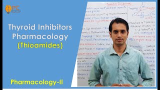 Thyroid Inhibitors Antithyroid Drugs Pharmacology Part 1 Thioamides [upl. by Boni]