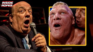 Paul Heyman SHOOTS On Brock Lesnar Going Off Script With Undertaker At WrestleMania [upl. by Ecnerret994]