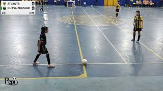 2024 6ta Div AFA Futsal Fem 1er Tiempo Atlanta Vs Nueva Chicago [upl. by Aytnahs]