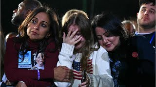 Lefties in tears following Donald Trumps presidential victory [upl. by Aiderfla]