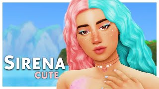 SIRENA CUTE 🧜‍♀️💗 LOS SIMS 4 CREAR UN SIM COLLAB [upl. by Andrey]