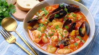 Cioppino Recipe Seafood Stew Chew Out Loud [upl. by Linn200]